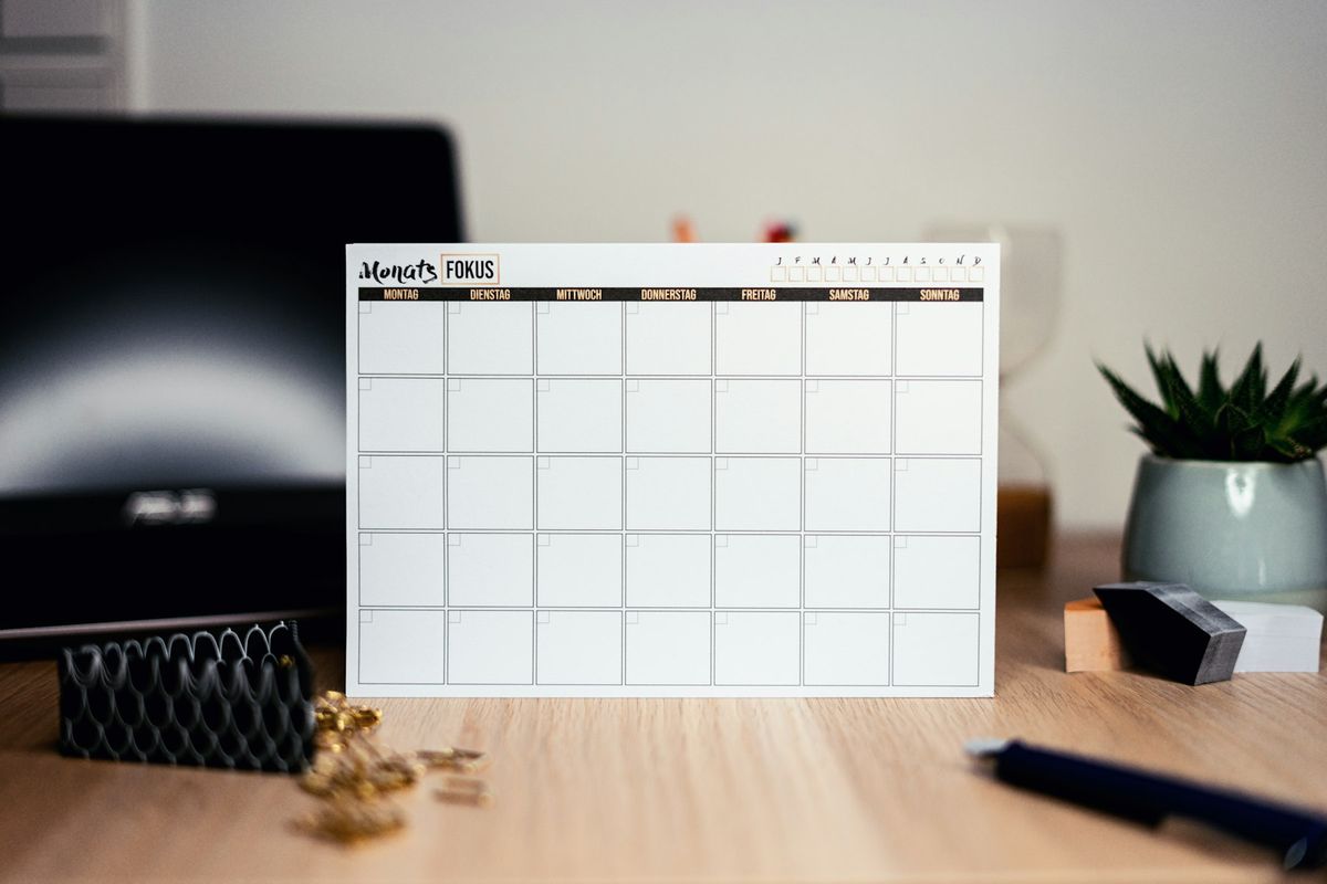 Calendario da tavolo personalizzato — Lametila Torino
